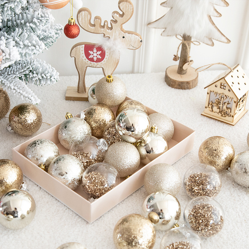 Christmas ball  Ball Colorful Ball Decoration Ball Christmas Pendant 6cm Hanging Ball Christmas Decorations