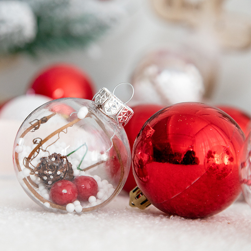 Christmas ball  Ball Colorful Ball Decoration Ball Christmas Pendant 6cm Hanging Ball Christmas Decorations