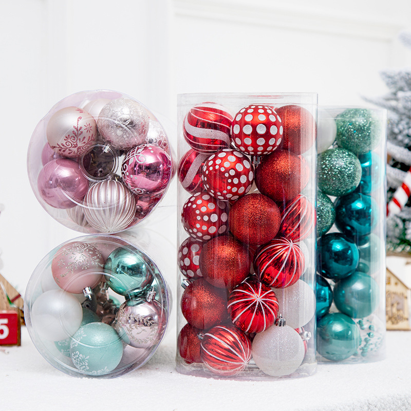 Christmas ball  Ball Colorful Ball Decoration Ball Christmas Pendant 6cm Hanging Ball Christmas Decorations