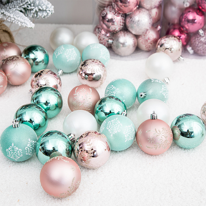 Christmas ball  Ball Colorful Ball Decoration Ball Christmas Pendant 6cm Hanging Ball Christmas Decorations
