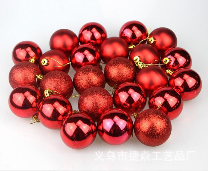 Bucket Christmas Ball Electroplated Plastic Christmas Ball Christmas Tree Pendant Christmas Decorations for 3468cm24 Bucket Christmas Ball Electroplated Plastic Christmas Ball Christmas Tree Pendant Christmas Decorations for 3468cm24