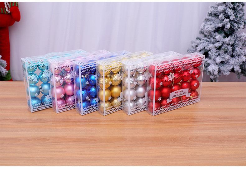 Christmas Ball Gift Box 6cm20 Pack Christmas Scene Arrangement Festive Holiday Decorative Christmas Tree Hanging Ball Colored Ball Christmas Ball Gift Box 6cm20 Pack Christmas Scene Arrangement Festive Holiday Decorative Christmas Tree Hanging Ball Colored Ball