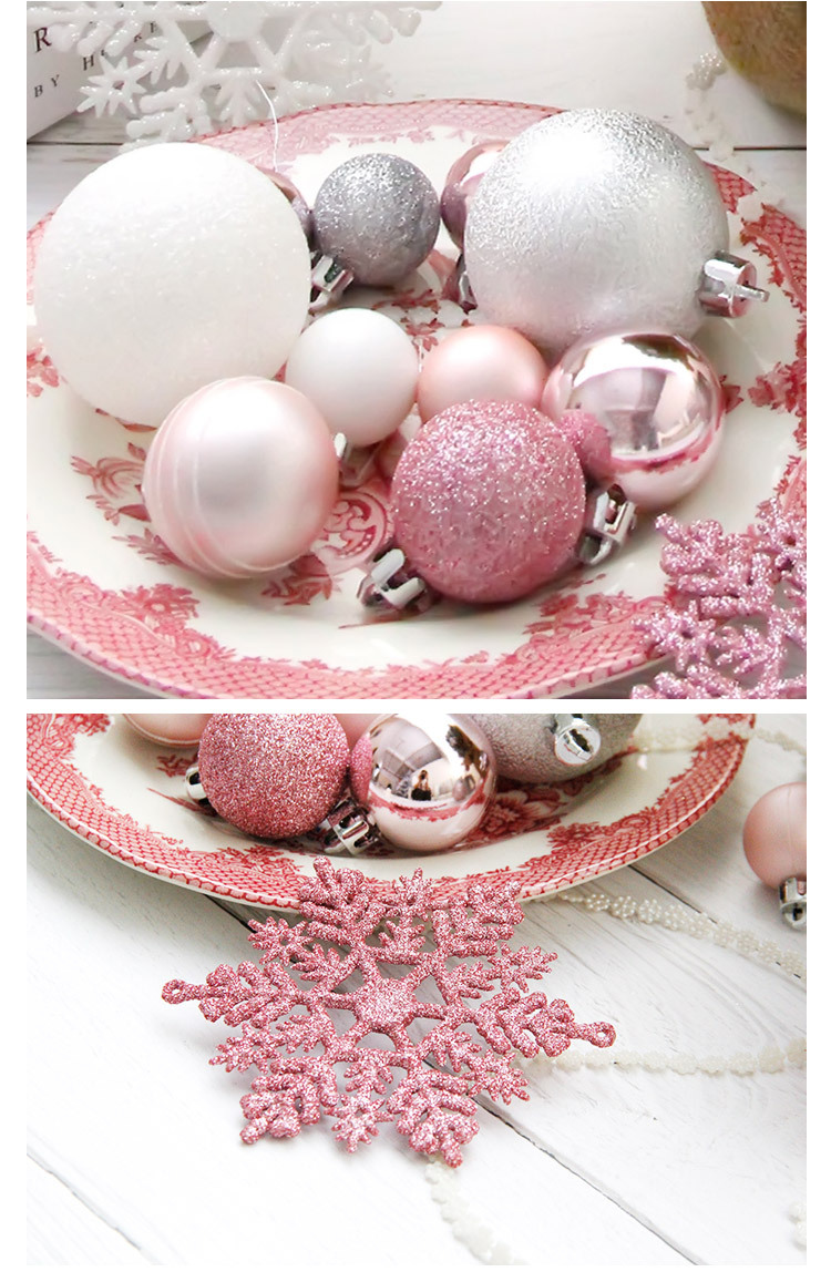 Yinghao Christmas Ball Set 24 Christmas Tree Pendant Christmas Decorations Christmas Ball Snowflake Ornaments Yinghao Christmas Ball Set 24 Christmas Tree Pendant Christmas Decorations Christmas Ball Snowflake Ornaments
