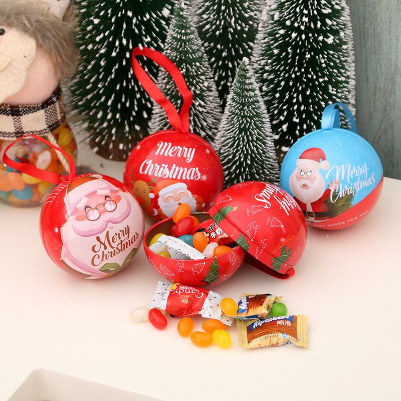 Christmas Decorations Christmas Ball Candy Box Christmas Gifts Christmas Tree Pendant Gifts Children&#039;s Gifts