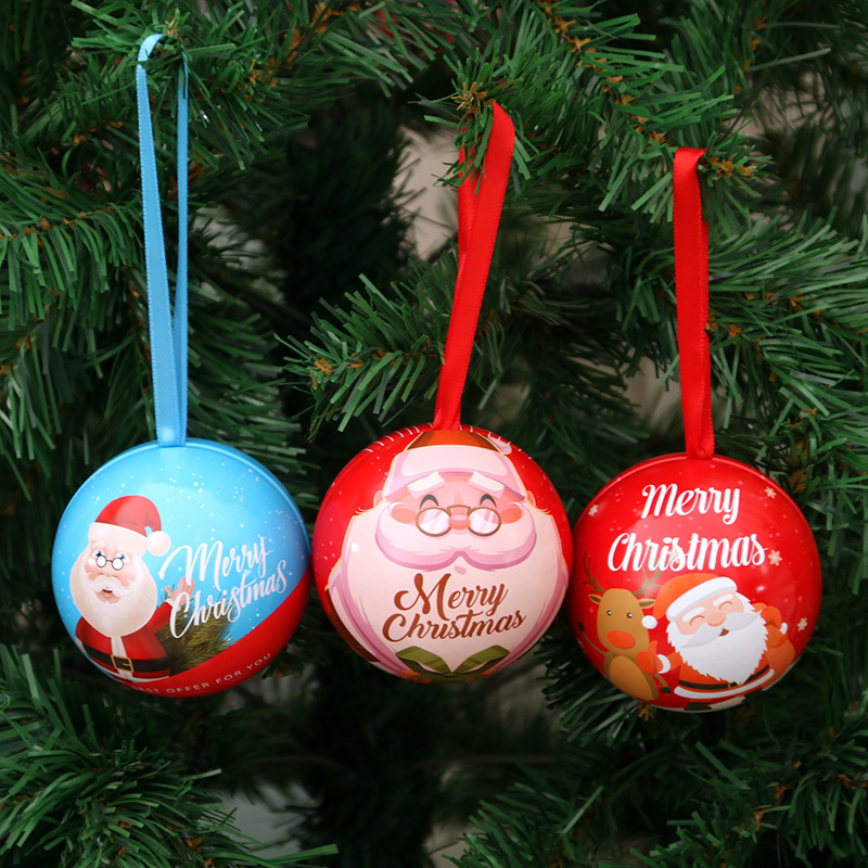 Christmas Decorations Christmas Ball Candy Box Christmas Gifts Christmas Tree Pendant Gifts Children&#039;s Gifts