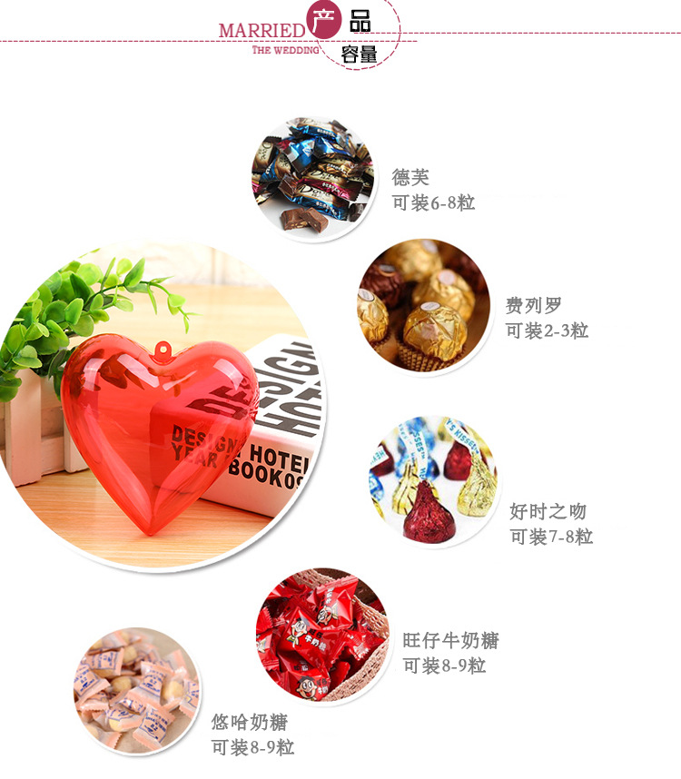Transparent Heart-Shaped Beauty Blender Transparent Christmas Ball Hollow Ball Transparent Love Candy Box Creative Wedding Decorations Material Transparent Heart-Shaped Beauty Blender Transparent Christmas Ball Hollow Ball Transparent Love Candy Box Creative Wedding Decorations Material
