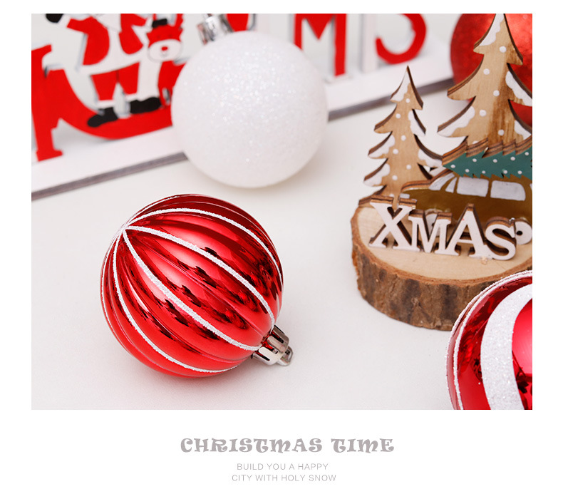 CrossBorder Christmas Decorations 6cm30PCs Shaped Painted Christmas Ball Set Christmas Tree Pendant CrossBorder Christmas Decorations 6cm30PCs Shaped Painted Christmas Ball Set Christmas Tree Pendant