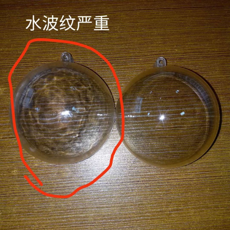 Plastic Packaging Wedding Candies Box Ball Transparent Christmas Ball Decoration DIY Acrylic Ball Pendant Spot Whole