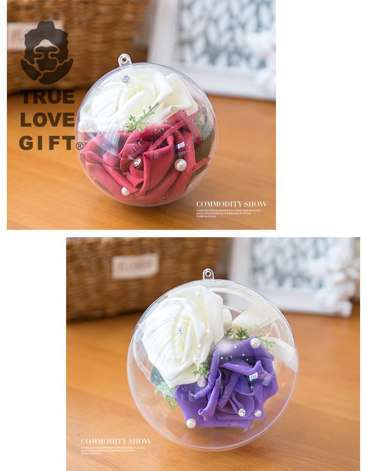Plastic Packaging Wedding Candies Box Ball Transparent Christmas Ball Decoration DIY Acrylic Ball Pendant Spot Whole Plastic Packaging Wedding Candies Box Ball Transparent Christmas Ball Decoration DIY Acrylic Ball Pendant Spot Whole