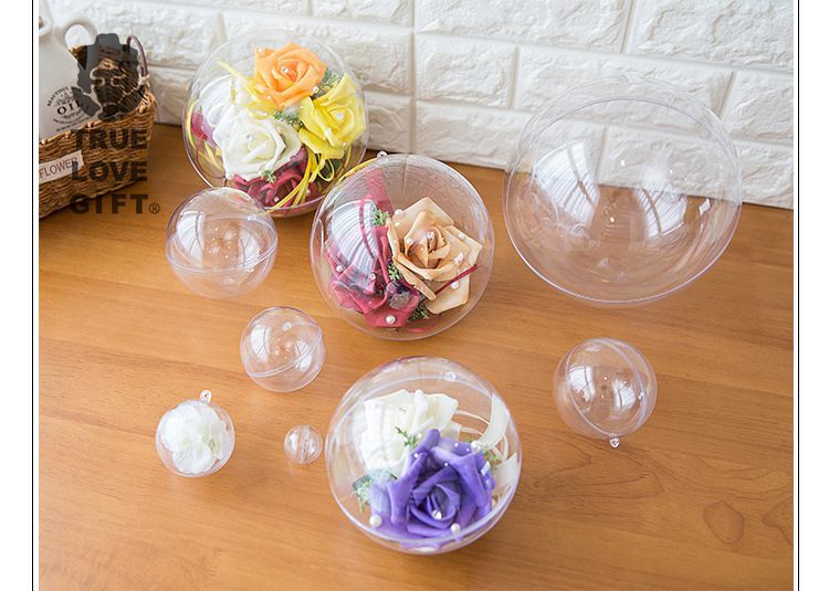 Plastic Packaging Wedding Candies Box Ball Transparent Christmas Ball Decoration DIY Acrylic Ball Pendant Spot Whole Plastic Packaging Wedding Candies Box Ball Transparent Christmas Ball Decoration DIY Acrylic Ball Pendant Spot Whole
