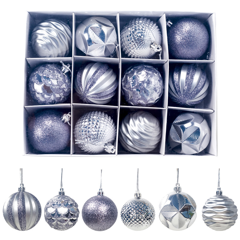 Christmas Tree Popular Pendant Christmas Supplies Gift Decoration Colorful Ball 6 CM12 Christmas ball Christmas Tree Popular Pendant Christmas Supplies Gift Decoration Colorful Ball 6 CM12 Christmas ball
