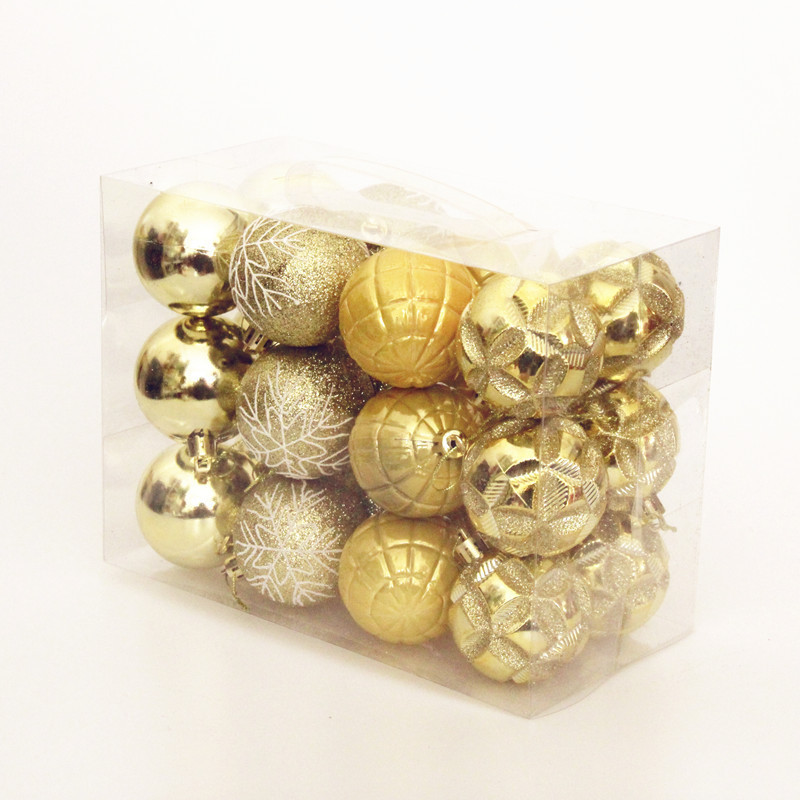 Colored Drawing Ball Shaped Ball 6cm Christmas Ball 24 Pack Christmas Ornaments Pendant Electroplated Decoration Ball Colored Drawing Ball Shaped Ball 6cm Christmas Ball 24 Pack Christmas Ornaments Pendant Electroplated Decoration Ball