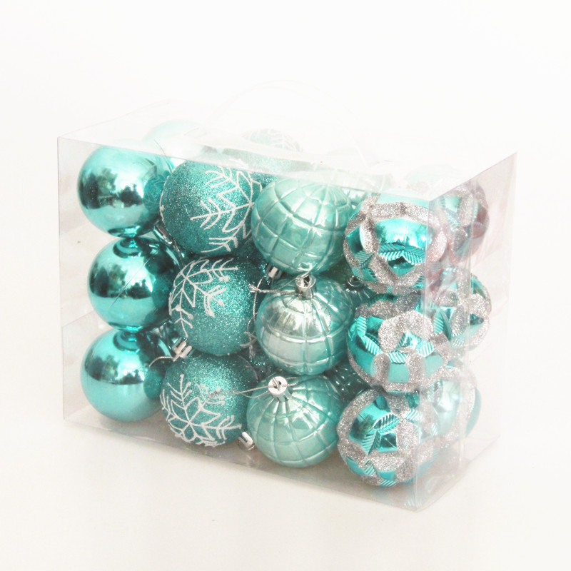 Colored Drawing Ball Shaped Ball 6cm Christmas Ball 24 Pack Christmas Ornaments Pendant Electroplated Decoration Ball Colored Drawing Ball Shaped Ball 6cm Christmas Ball 24 Pack Christmas Ornaments Pendant Electroplated Decoration Ball