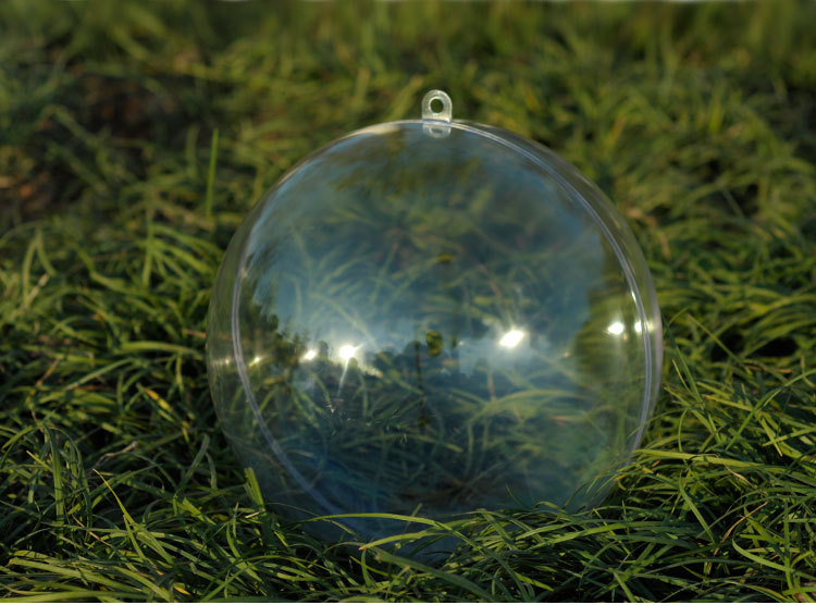 The Large size field decoration acrylic hollow ball pendant transparent crystal plastic Christmas ball customized The Large size field decoration acrylic hollow ball pendant transparent crystal plastic Christmas ball customized