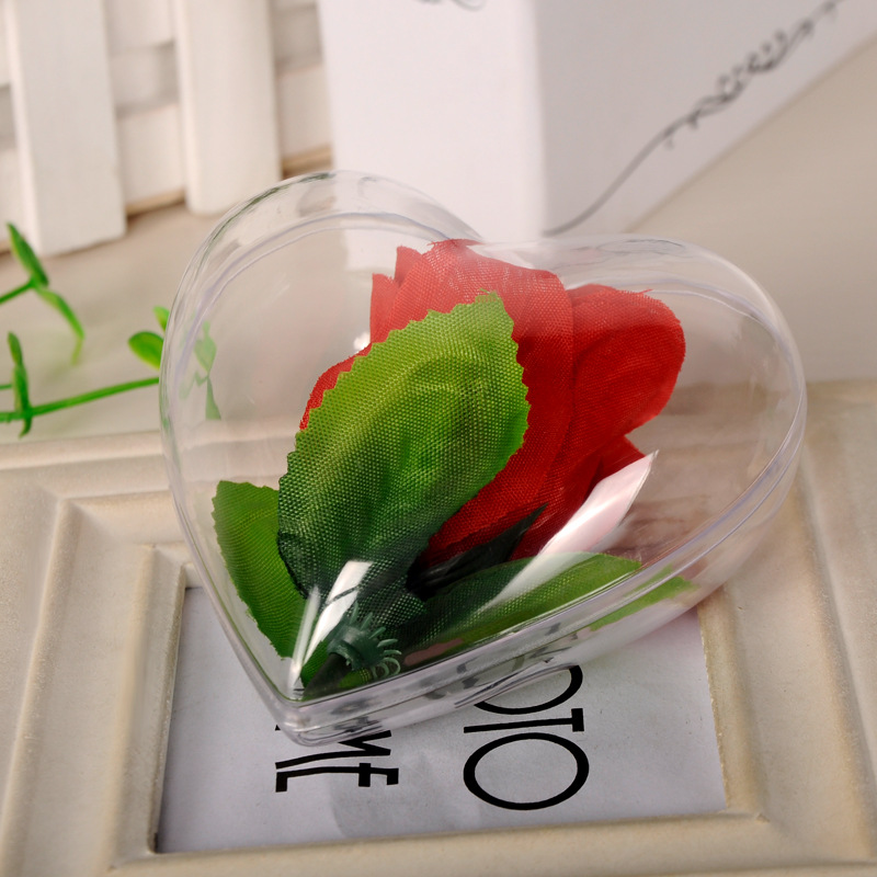 High-Permeability Food Grade Environmental Protection Material Transparent Plastic Heart-Shaped Christmas Ball Plastic Ball Christmas Supplies Decorations High-Permeability Food Grade Environmental Protection Material Transparent Plastic Heart-Shaped Christmas Ball Plastic Ball Christmas Supplies Decorations