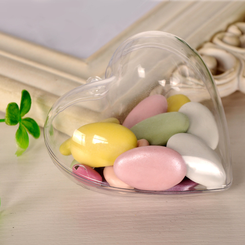High-Permeability Food Grade Environmental Protection Material Transparent Plastic Heart-Shaped Christmas Ball Plastic Ball Christmas Supplies Decorations High-Permeability Food Grade Environmental Protection Material Transparent Plastic Heart-Shaped Christmas Ball Plastic Ball Christmas Supplies Decorations