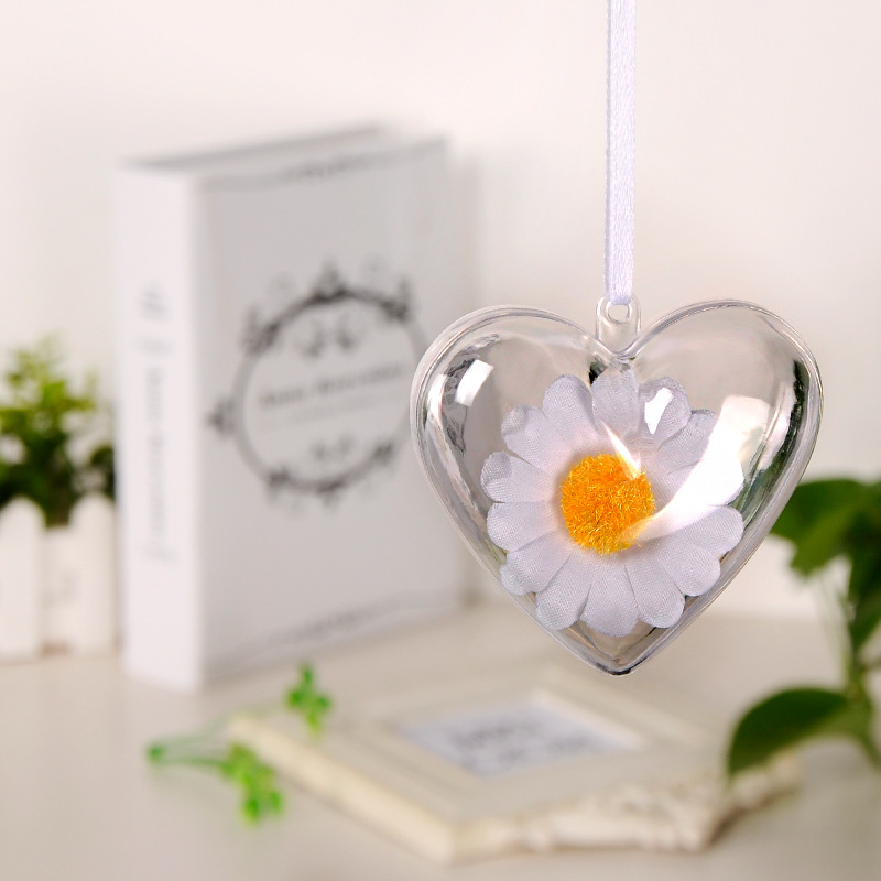 High-Permeability Food Grade Environmental Protection Material Transparent Plastic Heart-Shaped Christmas Ball Plastic Ball Christmas Supplies Decorations High-Permeability Food Grade Environmental Protection Material Transparent Plastic Heart-Shaped Christmas Ball Plastic Ball Christmas Supplies Decorations