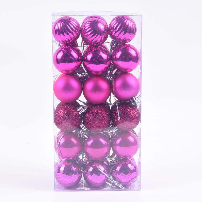 Amazon Cross-Border Hot 4 Cm36 Pack Christmas Ball Christmas Decorations Christmas Christmas ball Amazon Cross-Border Hot 4 Cm36 Pack Christmas Ball Christmas Decorations Christmas Christmas ball