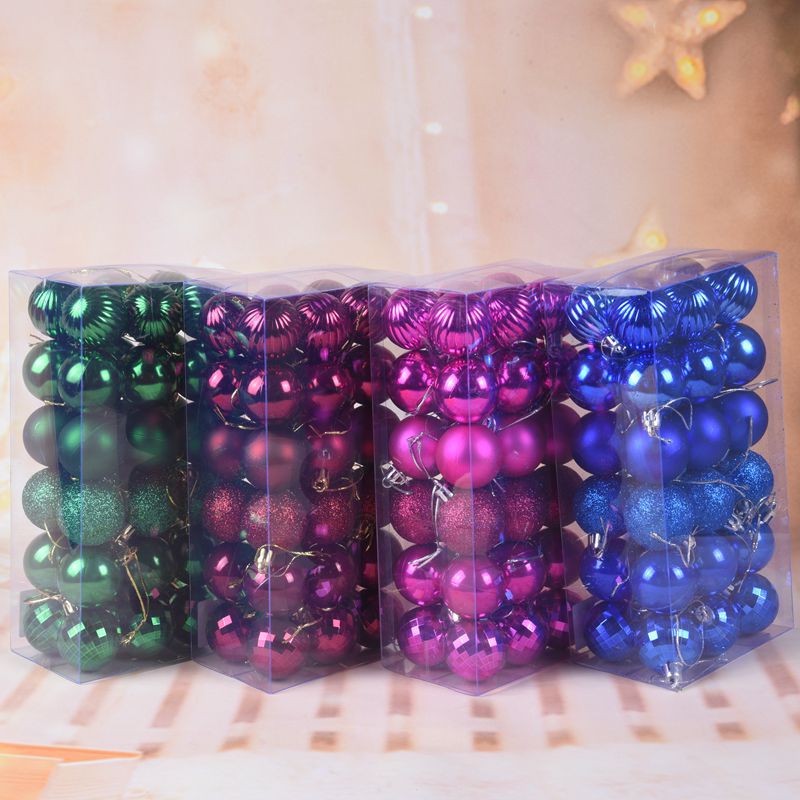 Amazon Cross-Border Hot 4 Cm36 Pack Christmas Ball Christmas Decorations Christmas Christmas ball Amazon Cross-Border Hot 4 Cm36 Pack Christmas Ball Christmas Decorations Christmas Christmas ball