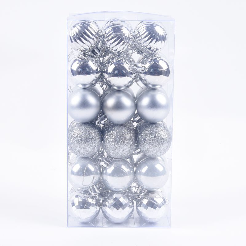Amazon Cross-Border Hot 4 Cm36 Pack Christmas Ball Christmas Decorations Christmas Christmas ball Amazon Cross-Border Hot 4 Cm36 Pack Christmas Ball Christmas Decorations Christmas Christmas ball