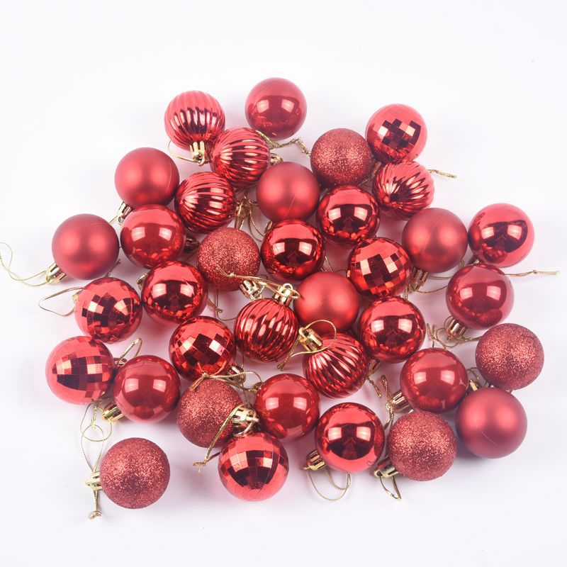 Amazon Cross-Border Hot 4 Cm36 Pack Christmas Ball Christmas Decorations Christmas Christmas ball Amazon Cross-Border Hot 4 Cm36 Pack Christmas Ball Christmas Decorations Christmas Christmas ball