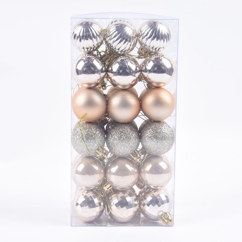 Amazon Cross-Border Hot 4 Cm36 Pack Christmas Ball Christmas Decorations Christmas Christmas ball Amazon Cross-Border Hot 4 Cm36 Pack Christmas Ball Christmas Decorations Christmas Christmas ball