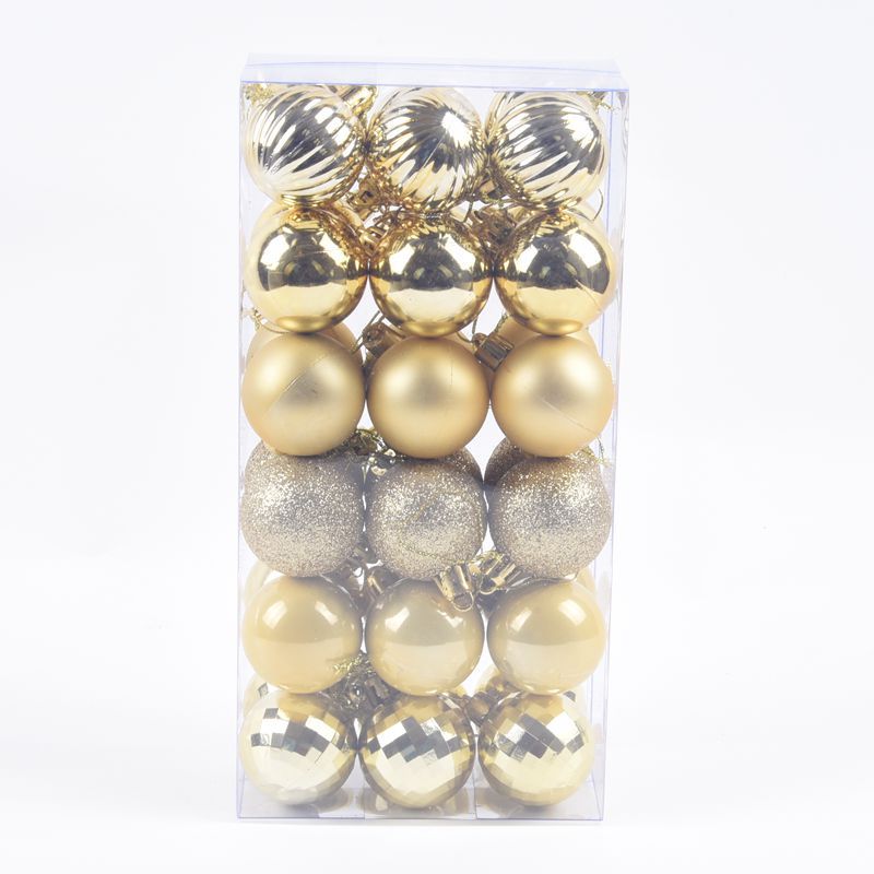 Amazon Cross-Border Hot 4 Cm36 Pack Christmas Ball Christmas Decorations Christmas Christmas ball Amazon Cross-Border Hot 4 Cm36 Pack Christmas Ball Christmas Decorations Christmas Christmas ball