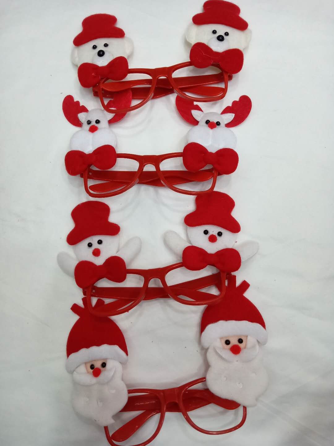 Christmas glasses Christmas children Santa Claus glasses frame Christmas ball performance party props