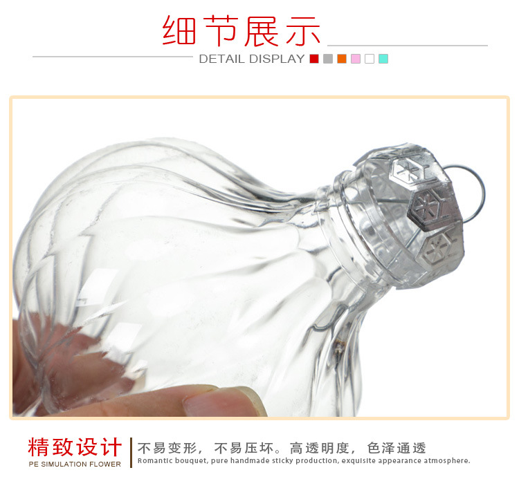 Transparent Plastic Ball Hollow Ball Christmas Decoration Pendant Pet Christmas Ball Holiday Decorative Creative Hanging Ornament Hanging Ball Transparent Plastic Ball Hollow Ball Christmas Decoration Pendant Pet Christmas Ball Holiday Decorative Creative Hanging Ornament Hanging Ball