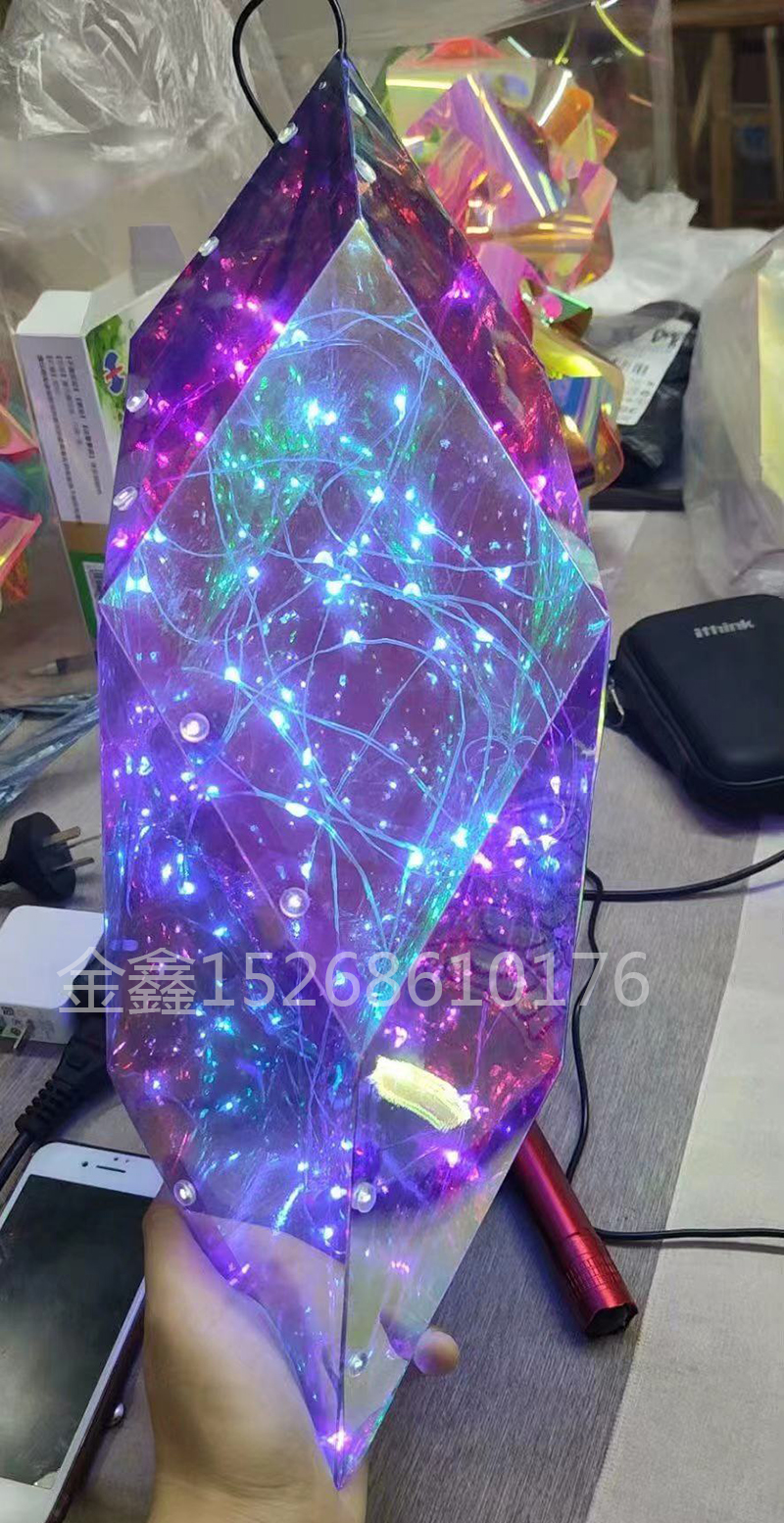 Christmas Ball Diamond LED Light Art Gallery Props Jewelry Hotel 4S Shop Pendant Shopping Window Wedding Party Layout