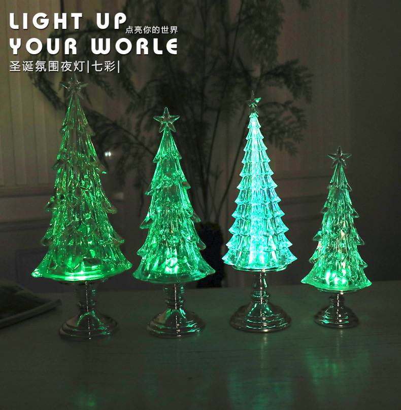 YE-719 Ice Slip Tree Novelty Creative Electronic Products Led Small Night Lamp Ambience Light Christmas Tree Bedside Lamp Book Light YE-719 Ice Slip Tree Novelty Creative Electronic Products Led Small Night Lamp Ambience Light Christmas Tree Bedside Lamp Book Light