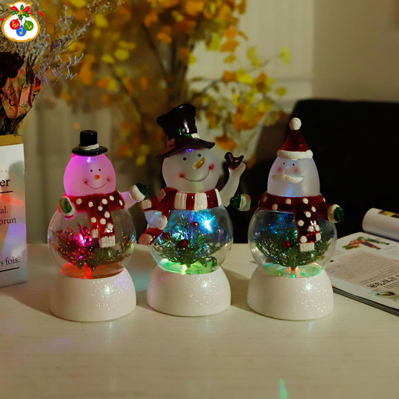 JYX-009 Christmas Decoration Novelty Creative Electronic Products Christmas Tree Christmas Snowflake European-Style Ornaments