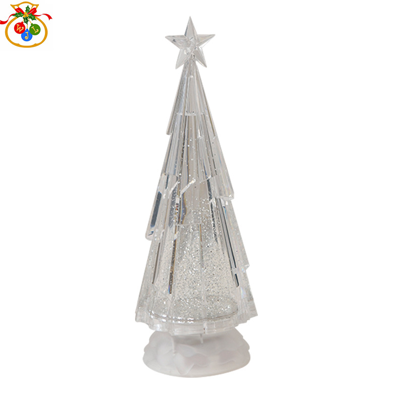 WDL-1855 Ice Water Christmas Tree Christmas Decoration Christmas Gift Christmas Craftwork USB Night Light