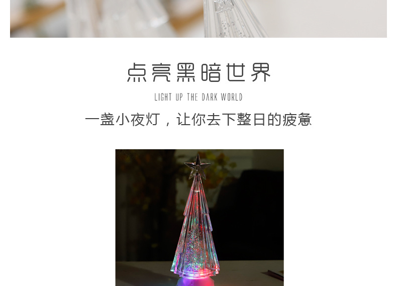WDL-1855 Ice Water Christmas Tree Christmas Decoration Christmas Gift Christmas Craftwork USB Night Light WDL-1855 Ice Water Christmas Tree Christmas Decoration Christmas Gift Christmas Craftwork USB Night Light