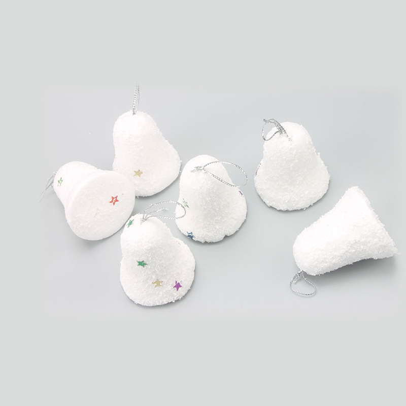Christmas Decorations Christmas Tree Decoration Pendant Accessories Christmas Tree Snow Bell Decoration Pendant Foam Bell