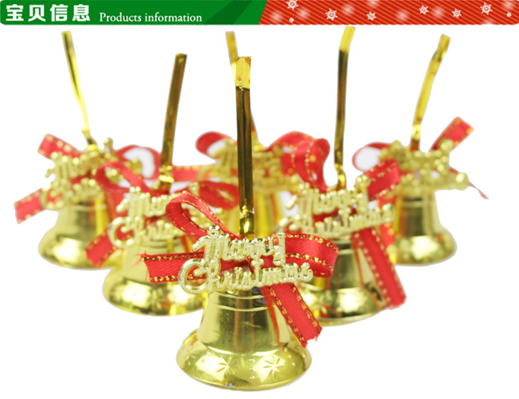 Christmas Decorations Christmas Tree Pendant Ornament Bell 6 PCs Christmas Tree Pendant Golden Red Ribbon Bell Christmas Decorations Christmas Tree Pendant Ornament Bell 6 PCs Christmas Tree Pendant Golden Red Ribbon Bell