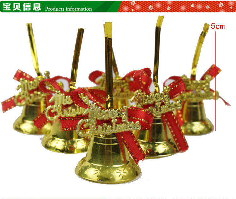 Christmas Decorations Christmas Tree Pendant Ornament Bell 6 PCs Christmas Tree Pendant Golden Red Ribbon Bell Christmas Decorations Christmas Tree Pendant Ornament Bell 6 PCs Christmas Tree Pendant Golden Red Ribbon Bell