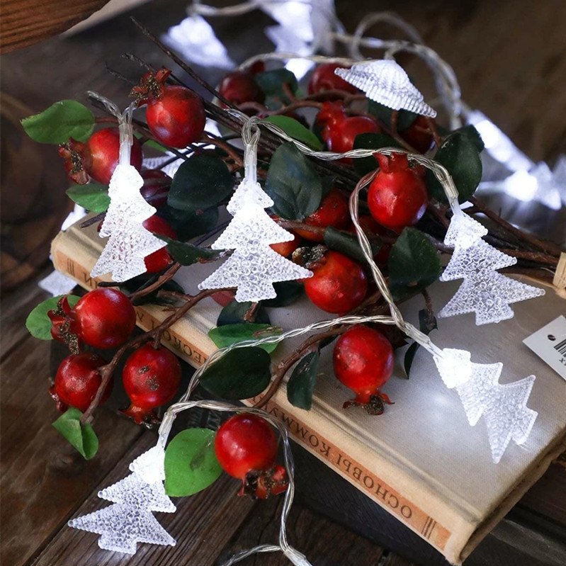 Christmas tree decoration led fairy string lights festival Decorative christmas tree