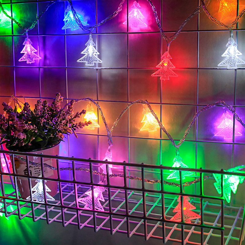 Christmas tree decoration led fairy string lights festival Decorative christmas tree