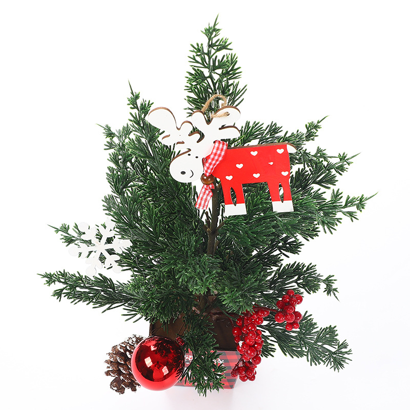 New Mini Small Christmas Tree Small Christmas Tree Christmas Desktop Decoration Christmas Tree Decoration Supplies 40cm