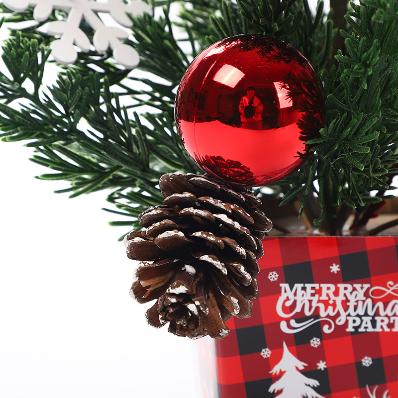 New Mini Small Christmas Tree Small Christmas Tree Christmas Desktop Decoration Christmas Tree Decoration Supplies 40cm