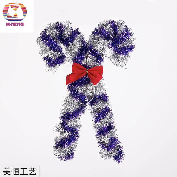 Christmas tree ornaments Christmas tree ornaments small crutches decorative props crutches