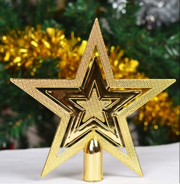 Hollowed out - little Topaz Christmas tree to make a Christmas Christmas tree with a pentacle