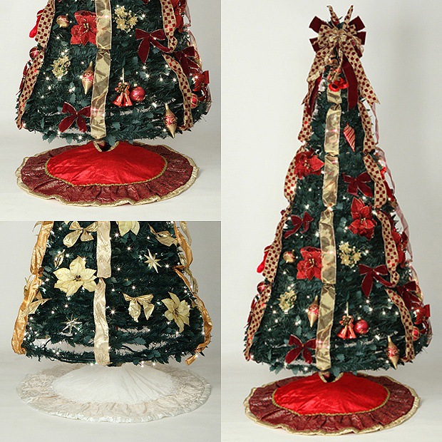 RQAa401 Christmas tree dress RQAa401 Christmas tree dress 80 cm decal non - woven Christmas tree dress field decorated Christmas tree apron