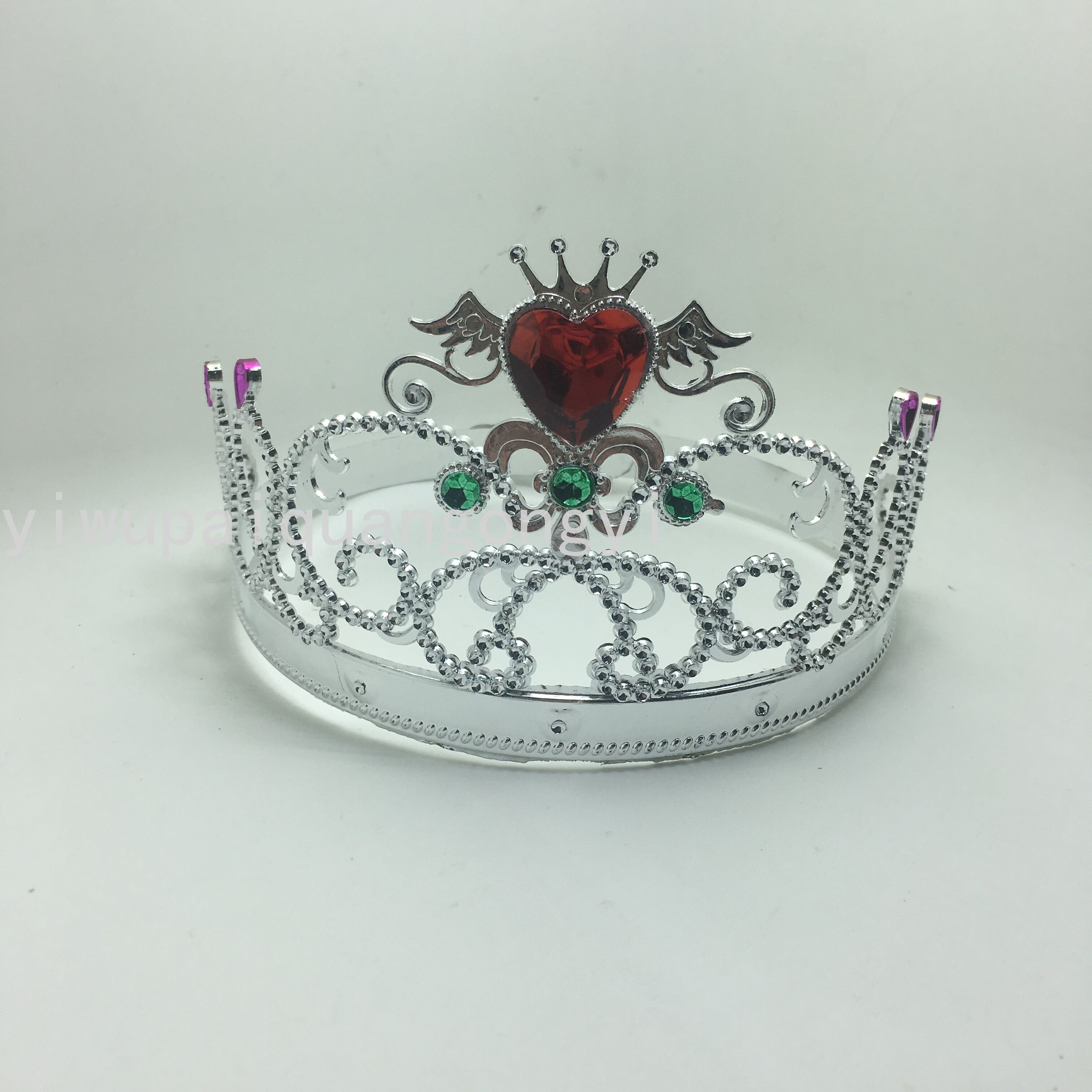 Princess Queen Crown Halloween Ball Dress up Plastic Crown Party Supplies Birthday Crown Princess Crown