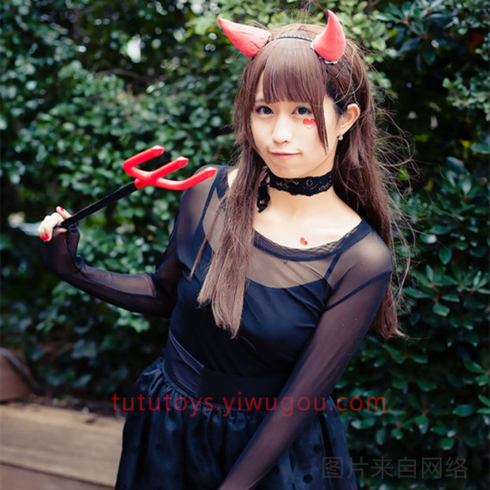 Small devil trigeminal God of death sickle single axe Halloween trumpet Weapon series Small devil trigeminal God of death sickle single axe Halloween trumpet Weapon series