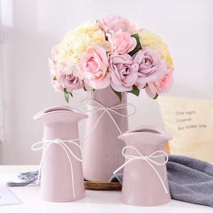 Production of wholesale mini-floret Vase Nordic art small fresh home decoration flower three-piece set of trumpet Production of wholesale mini-floret Vase Nordic art small fresh home decoration flower three-piece set of trumpet