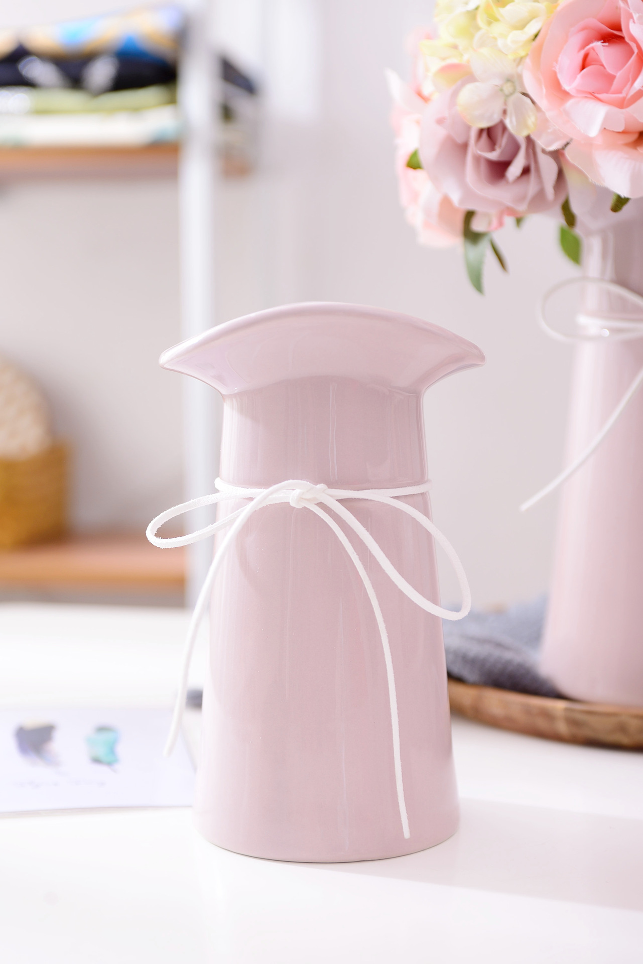 Production of wholesale mini-floret Vase Nordic art small fresh home decoration flower three-piece set of trumpet Production of wholesale mini-floret Vase Nordic art small fresh home decoration flower three-piece set of trumpet