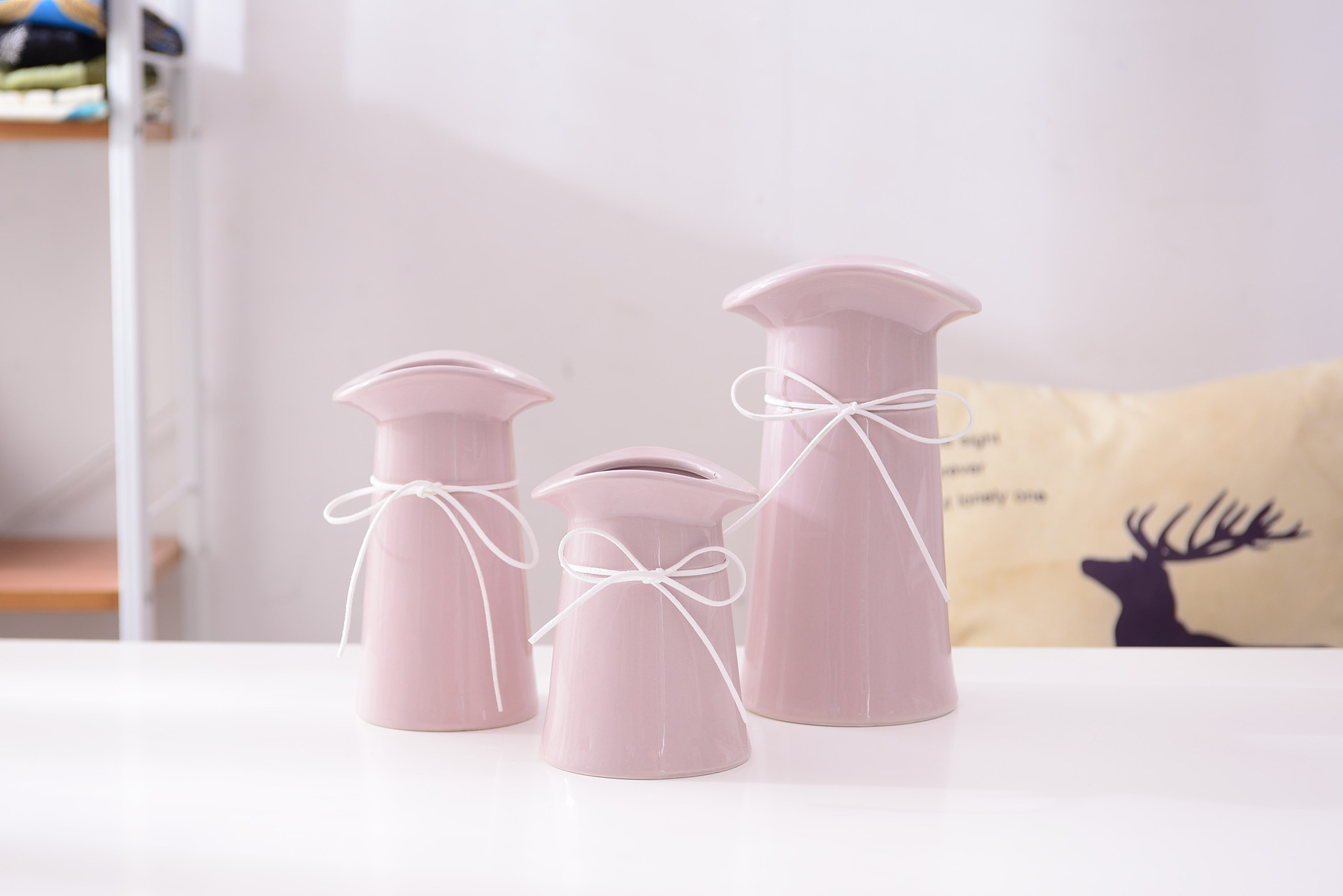 Production of wholesale mini-floret Vase Nordic art small fresh home decoration flower three-piece set of trumpet Production of wholesale mini-floret Vase Nordic art small fresh home decoration flower three-piece set of trumpet