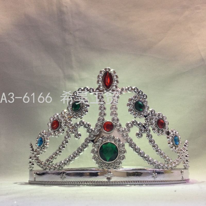 Children &#039;S King Masquerade Headband/Hairpin Crown Hat Headdress Crown Birthday Party Plastic Halloween Men And Women